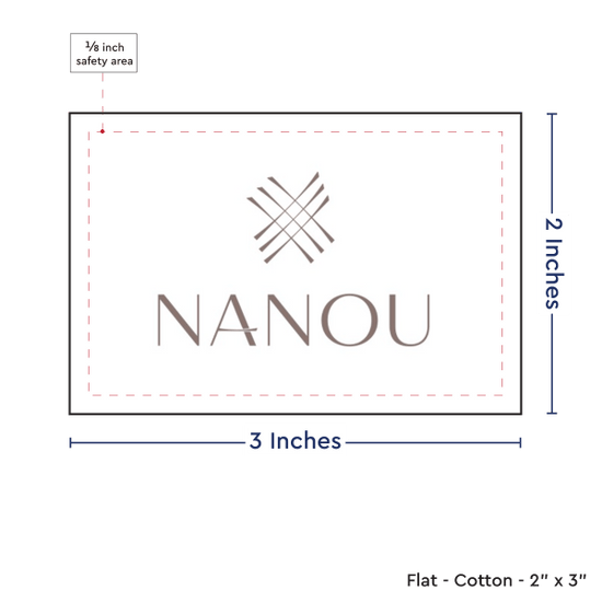 PPLR_HIDDEN_PRODUCT Print your Logo or Image on FLAT Cotton Tags