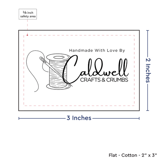 PPLR_HIDDEN_PRODUCT Print your Logo or Image on FLAT Cotton Tags