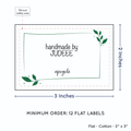 PPLR_HIDDEN_PRODUCT Leaf Quote (2"x3" Cotton - 12 labels/set)