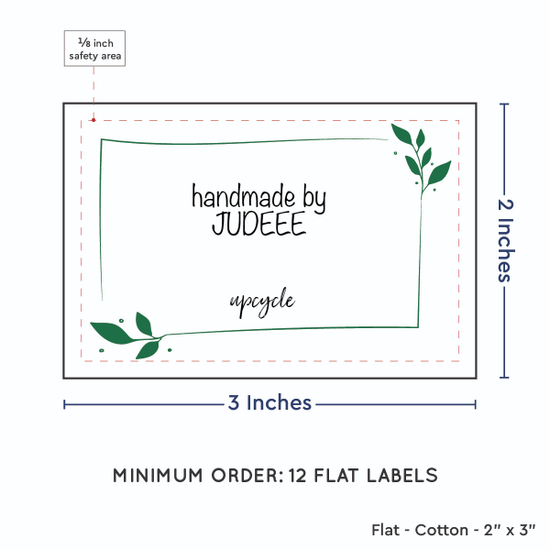 PPLR_HIDDEN_PRODUCT Leaf Quote (2"x3" Cotton - 12 labels/set)