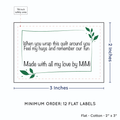 PPLR_HIDDEN_PRODUCT Leaf Quote (2"x3" Cotton - 12 labels/set)