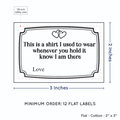 PPLR_HIDDEN_PRODUCT Frame Quote (2"x3" Cotton - 12 labels/set)
