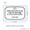 PPLR_HIDDEN_PRODUCT Frame Quote (2"x3" Cotton - 12 labels/set)