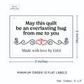 PPLR_HIDDEN_PRODUCT Double Heart Quote (2"x3" Cotton - 12 labels/set)