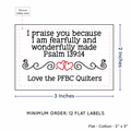 PPLR_HIDDEN_PRODUCT Double Heart Quote (2"x3" Cotton - 12 labels/set)