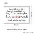 PPLR_HIDDEN_PRODUCT Double Heart Quote (2"x3" Cotton - 12 labels/set)