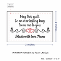 PPLR_HIDDEN_PRODUCT Double Heart Quote (2"x3" Cotton - 12 labels/set)