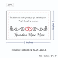 PPLR_HIDDEN_PRODUCT Double Heart Quote (2"x3" Cotton - 12 labels/set)