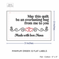 PPLR_HIDDEN_PRODUCT Double Heart Quote (2"x3" Cotton - 12 labels/set)