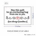 PPLR_HIDDEN_PRODUCT Double Heart Quote (2"x3" Cotton - 12 labels/set)