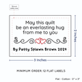 PPLR_HIDDEN_PRODUCT Double Heart Quote (2"x3" Cotton - 12 labels/set)