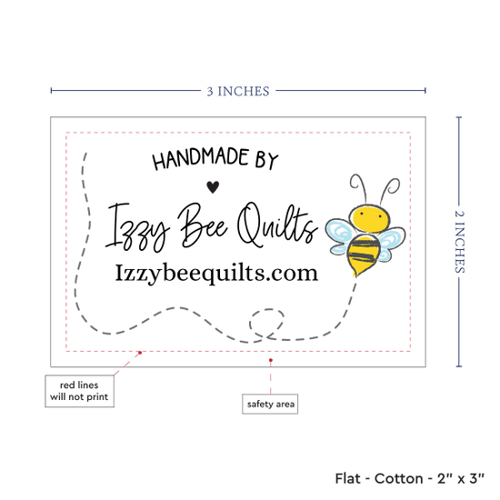 PPLR_HIDDEN_PRODUCT Cute Buzzing Bee (2"x3"-Cotton)