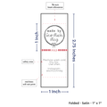 PPLR_HIDDEN_PRODUCT Circle Bow (1" wide - Satin)