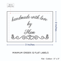 PPLR_HIDDEN_PRODUCT Double Heart Border (2"x3" Cotton - 12 labels/set)