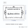 PPLR_HIDDEN_PRODUCT Swirl Accent Border with Fill in Blanks (2"x3" Cotton - 12 labels/set)