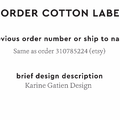 PPLR_HIDDEN_PRODUCT Reorder Previous Label Design - COTTON