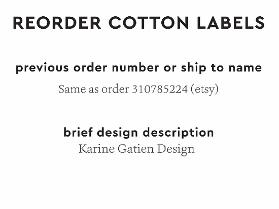 PPLR_HIDDEN_PRODUCT Reorder Previous Label Design - COTTON