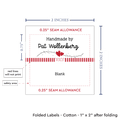 PPLR_HIDDEN_PRODUCT Double Hearts (2"x1"-Cotton)