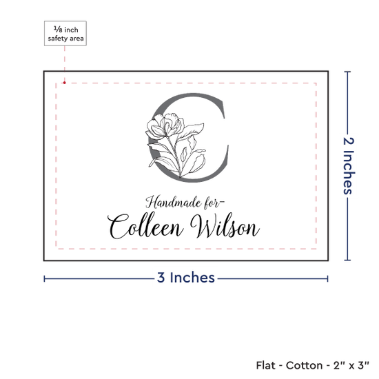 PPLR_HIDDEN_PRODUCT Floral Letter (2"x3"-Cotton)