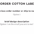 PPLR_HIDDEN_PRODUCT Reorder Previous Label Design - COTTON