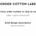 PPLR_HIDDEN_PRODUCT Reorder Previous Label Design - COTTON