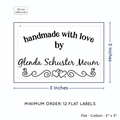 PPLR_HIDDEN_PRODUCT Double Heart Border (2"x3" Cotton - 12 labels/set)
