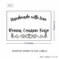 PPLR_HIDDEN_PRODUCT Double Heart Border (2"x3" Cotton - 12 labels/set)