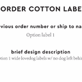 PPLR_HIDDEN_PRODUCT Reorder Previous Label Design - COTTON