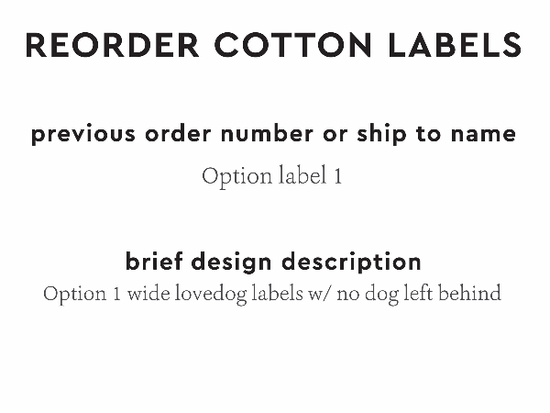 PPLR_HIDDEN_PRODUCT Reorder Previous Label Design - COTTON