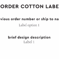 PPLR_HIDDEN_PRODUCT Reorder Previous Label Design - COTTON