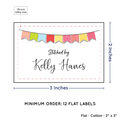 PPLR_HIDDEN_PRODUCT Colorful Banner (2"x3" Cotton - 12 labels/set)