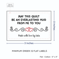 PPLR_HIDDEN_PRODUCT Double Heart Quote (2"x3" Cotton - 12 labels/set)