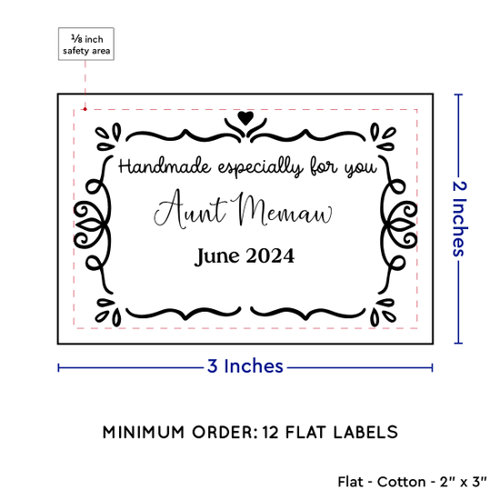 PPLR_HIDDEN_PRODUCT Swirl Accent Border (2"x3" Cotton - 12 labels/set)
