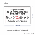 PPLR_HIDDEN_PRODUCT Double Heart Quote (2"x3" Cotton - 12 labels/set)