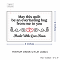 PPLR_HIDDEN_PRODUCT Double Heart Quote (2"x3" Cotton - 12 labels/set)