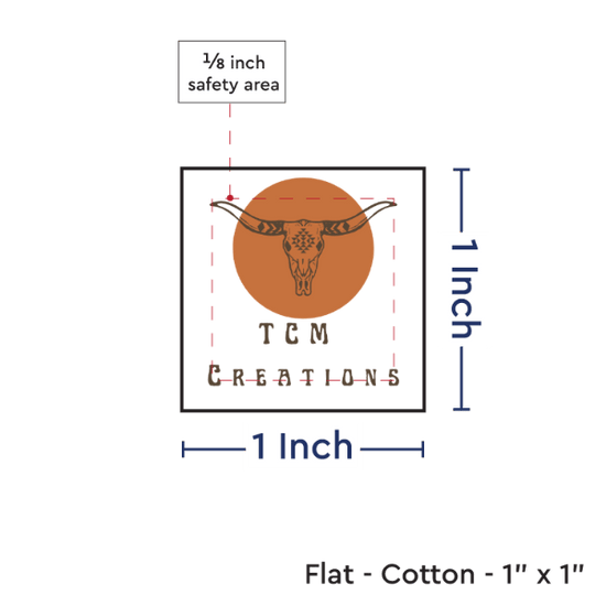 PPLR_HIDDEN_PRODUCT Print your Logo or Image on FLAT Cotton Tags
