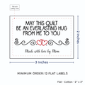 PPLR_HIDDEN_PRODUCT Double Heart Quote (2"x3" Cotton - 12 labels/set)