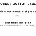 PPLR_HIDDEN_PRODUCT Reorder Previous Label Design - COTTON