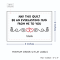 PPLR_HIDDEN_PRODUCT Double Heart Quote (2"x3" Cotton - 12 labels/set)