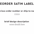 PPLR_HIDDEN_PRODUCT Reorder Previous Label Design - SATIN