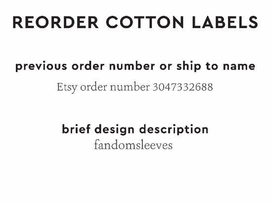 PPLR_HIDDEN_PRODUCT Reorder Previous Label Design - COTTON