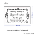 PPLR_HIDDEN_PRODUCT Swirl Accent Border (2"x3" Cotton - 12 labels/set)