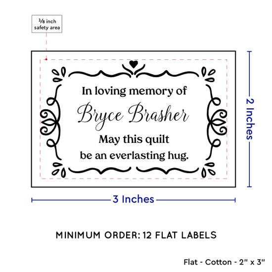 PPLR_HIDDEN_PRODUCT Swirl Accent Border (2"x3" Cotton - 12 labels/set)