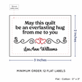 PPLR_HIDDEN_PRODUCT Double Heart Quote (2"x3" Cotton - 12 labels/set)