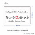 PPLR_HIDDEN_PRODUCT Double Heart Quote (2"x3" Cotton - 12 labels/set)