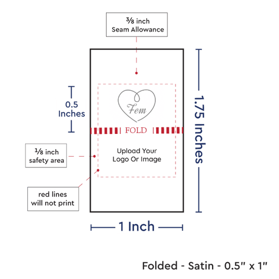 PPLR_HIDDEN_PRODUCT Print Your Logo/Image on Satin Tags (1" wide - Satin)
