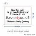 PPLR_HIDDEN_PRODUCT Double Heart Quote (2"x3" Cotton - 12 labels/set)