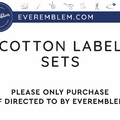 PPLR_HIDDEN_PRODUCT Set of Cotton Labels - Only purchase if directed to by EverEmblem