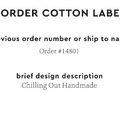 PPLR_HIDDEN_PRODUCT Reorder Previous Label Design - COTTON