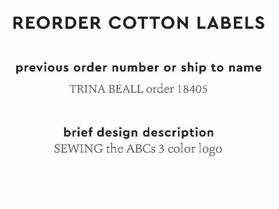 PPLR_HIDDEN_PRODUCT Reorder Previous Label Design - COTTON